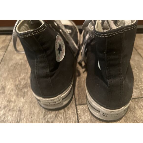 Converse Chuck Taylor All Star Platform High Top Black Gender Kids Size 5 - Picture 7 of 12